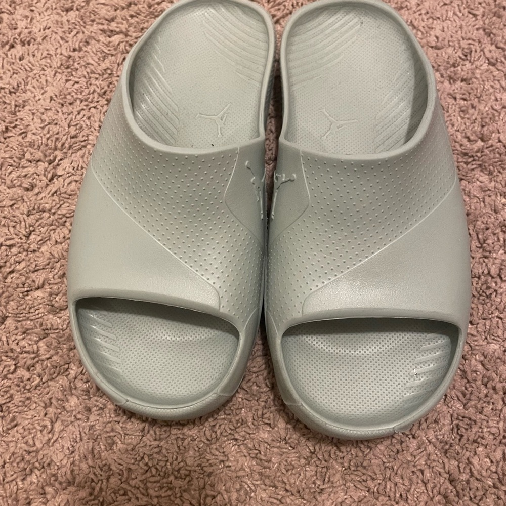 Teal Slide Sandals